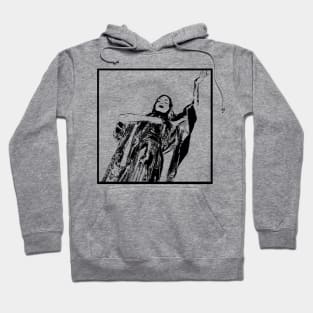 Woman portrait  80 Casandra Hoodie